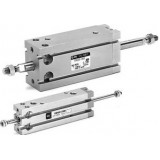 SMC Linear Compact Cylinders CU C(D)UW, Free Mount Cylinder, Double Rod